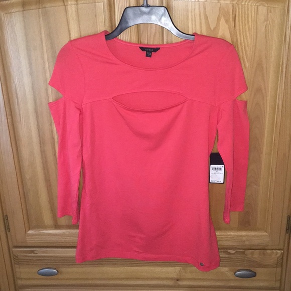 Guess Tops - NWT Guess Cut Out Shirt Medium Guess Tops - NWT Guess Cut Out Shirt Medium